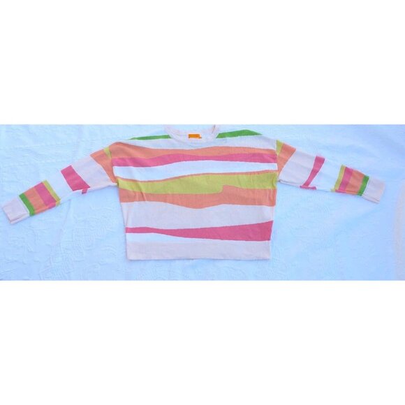 WISPR Brodie Sweater Sunset Victory Crew Neck Silk Blend Small READ Swift Lover - Picture 15 of 16